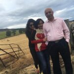 Shriya Saran Instagram - #Scotland #happy #momanddad