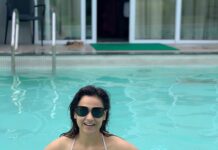 Shweta Tiwari Instagram - When in Doubt, swim on Out! . . . . . . . @theforestclubresort @zuper_solutions @options_travel The Forest Club Resort