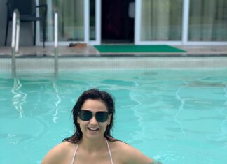 Shweta Tiwari Instagram - When in Doubt, swim on Out! . . . . . . . @theforestclubresort @zuper_solutions @options_travel The Forest Club Resort