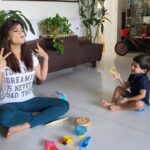 Shweta Tiwari Instagram – My #nanhayatri Loveees playing with Dough!
Last week, i came across a video on @johnsonsbabyindia , on ‘How to make colorful play dough for babies’. Reyansh and i drew inspiration from this interactive indoor activity and tried our hand at it too! Taking into consideration how babies tend to chew on toys, colorful edible play dough is a safe alternative. It is not only fun to play with but also helps in developing their sensory skills. We had an absolute blast doing this together! As a family, in this time of uncertainty, we decided to come together to create memorable moments and a positive atmosphere for each other, with each other. Try this engaging activity with your little one, capture and share your moments, tagging @johnsonsbabyindia and the best will stand a chance to feature on their brand page! Dough it! #CHOOSEgentle #GentleTogether