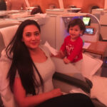 Shweta Tiwari Instagram - After such a long flight he is still so energetic , all thanks to the luxurious experience of #emirates #emiratesbaby @emirates #nanhayatri