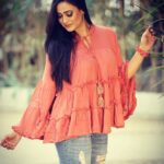 Shweta Tiwari Instagram – Only I can change my Life… no one else can do it for me..!😊Rustic Ruffled Top by @vajor