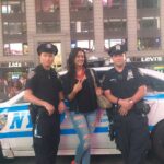 Shweta Tiwari Instagram - I got arrested OH MY GOD... Hahahaha... 😂😂😂 #timesquare #newyork Times Square, New York City