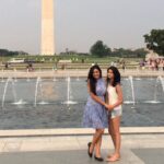 Shweta Tiwari Instagram – 😊 #palaktiwari #shwetatiwari #WorldWar2Memorial #WashingtonDC