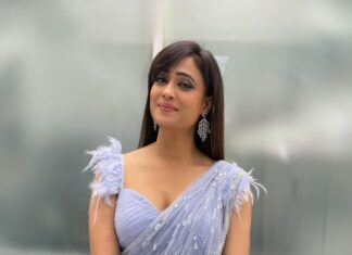 Shweta Tiwari Instagram - Saree Sari @poojapeshoriaofficial Styled by @stylingbyvictor @sohail__mughal___ Jewellery @the_jewel_gallery Makeup @durgedeepak76