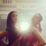 Shweta Tiwari Instagram – Pouting or stretching Our Back 👯 😬#bts #shwetatiwari #vaishnavi #timepass #innerLight 😝