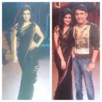 Shweta Tiwari Instagram – It was raining on Kapil’s set..😜😜😜😜😜#shwetatiwari #kapil #cnwk #bts #superfun #crazyteam #fullmasti #rain #wetsaree#ooopps 😜