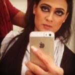 Shweta Tiwari Instagram - MahaBhasmPari getting ready to attack ...😈😈😈huuhaaaahaaaa👹#shwetatiwari #baalveer#superfun#lovingit#makeup#hair#getup#enjoying