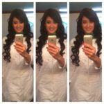 Shweta Tiwari Instagram - White is my favourite ....😍#shwetatiwari #bts #peace #selfie