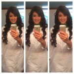 Shweta Tiwari Instagram – White is my favourite ….😍#shwetatiwari #bts #peace #selfie