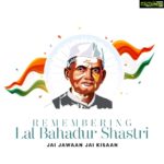 Simran Instagram - My tribute to our former Prime Minister who will be always remembered, Shri Lal Bahadur Shashtri ji. #LalBahadurShastri