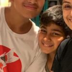 Simran Instagram - Cherishing the best moments of my life with you 🥰 Thank you for making my life bright and bringing out the #child in me.. My special rendition for #ChildrensDay ❤️