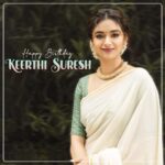 Simran Instagram - Sending out my dearest birthday wishes to the excellent and vibrant actress @keerthysureshofficial ❤️ May you reach more heights in the coming days. ❤️🥰 #HBDKeerthySuresh #HappyBirthdayKeerthySuresh #KeerthySuresh