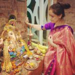 Simran Instagram - Happy Ganapathi Chaturathi 🌹😊🙏♥️🤗