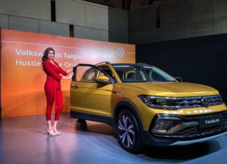 Simran Kaur Mundi Instagram - It was refreshing to experience the Bold Taigun. It is definitely an eye-catcher. The subtle yet classy look did it for me. #Volkswagen #VolkswagenIndia #HustleModeOn #Taigun