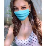 Simran Kaur Mundi Instagram - #WearAMask .. Haters will say its #Photoshop 🤷🏻‍♀️ #editing - @guru00005 . . . #lockdownlife #mask #pink #photography #editing #photoeditor #blog #editingphotos #p #maskselfie #sunnyday #stayhomestaysafe #togetherathome #quarantine Mumbai, Maharashtra