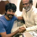 Sivakarthikeyan Instagram - உங்கள் பெயரை சொன்னதும் பெருமை சொன்னதும் கடலும் கைத்தட்டும்...இந்த உலகம் தாண்டிய உயரம் கொண்டதில் நிலவு தலைமுட்டும்...Always proud to be ur fan sir🙏😊 Happy birthday to our #Thalaivar @rajinikanth sir 👍😊