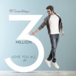Sivakarthikeyan Instagram - 3 Million ❤️ Love you all🤗 SK