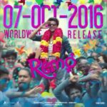 Sivakarthikeyan Instagram – #REMO worldwide release on 7th october 2016. Pooja Holidays.