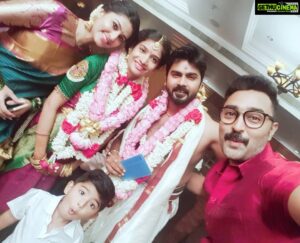 Sneha Instagram - wishing dear friend ActorAshok a happy married life. god bless the newly wed 😍