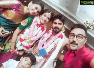 Sneha Instagram - wishing dear friend ActorAshok a happy married life. god bless the newly wed 😍