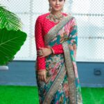 Sneha Instagram - When grace and culture shook hands, the saree was born. @geetuhautecouture @challani_jewellery @ajay_shadowsphotography @vijiknr @vyshalisundaram_hairstylist #myfavoriteoutfit #sareelove #sareegirl