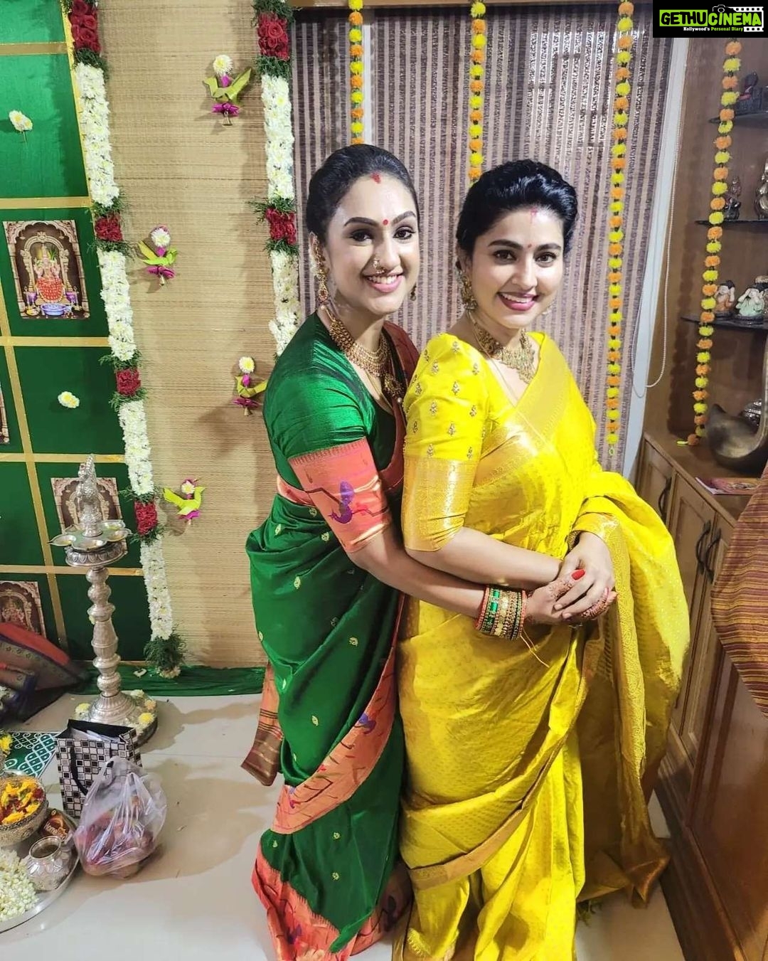 Sneha Instagram - #varamahalakshmipooja #friendslikefamily #blessed
