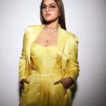Sonakshi Sinha Instagram - Chic… but make it yellow. Styled by @mohitrai with @shubhi.kumar (tap for deets) Photographed by @shivamguptaphotography Makeup by @savleenmanchanda Hair by @themadhurinakhale