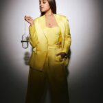 Sonakshi Sinha Instagram - Chic… but make it yellow. Styled by @mohitrai with @shubhi.kumar (tap for deets) Photographed by @shivamguptaphotography Makeup by @savleenmanchanda Hair by @themadhurinakhale