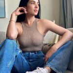 Sonal Chauhan Instagram - 💙 . . . . . . . . . . . . . . . . . . . . . . 📸 @himanichauhan #ॐ #monday #love #sonalchauhan #sneakers #denim #blue #protected #blessed