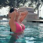 Sonal Chauhan Instagram - Sunday-ing 🌸🌸🌸 📸 @himanichauhan . . . . . . . . . . . . . . . . . . . #love #sonalchauhan #newyear #dawn magic #blessings #peace #newbeginnings #pool #water #bikini #sun #sunkissed #happynewyear #sunday