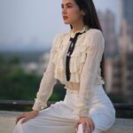 Sonal Chauhan Instagram – Looking forward to better days ✨♥️✨
.
.
.
.
.
.
.
.
.
.
.
.
.
.
.
.
.
.
.
.
.
.
.
📸 @dieppj 
#love #sonalchauhan #staysafe #stayhome #faith #miracle #white #peace #positivevibes #positivity #beauty #life #lockdown #2021 #wearamask #monday #morning #terrace #thoughts #sky