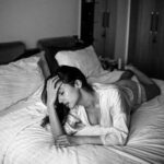 Sonal Chauhan Instagram - Mood ~ The silent heart is awakened... . . . . . . . . . . . . . . . . . . . . . . . . 📸 @bharat_rawail #love #sonalchauhan #calm #blackandwhite #blackandwhitephotography #consumed #magic #miracle #sunday #mood #kiss #bed #bedroom