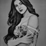 Sonal Chauhan Instagram - 🌸 Fan Fabulous Wednesday 🌸 Thank you @arti11.goyal for this beautiful art and @handmadetohfay for bringing this to my notice. It’s so so flattering 😍 Feel truly blessed to get so much love from you guys 💗🙏🏻💯 But i can never have enough of it 🤍😘 . . . . . . . . . . . . . . . . #love #art #fanart #sketch #sonalchauhan #beauty #pencildrawing #magic #faith #miracle #blessed #flattered #wednesday #fanfabulous #fabart