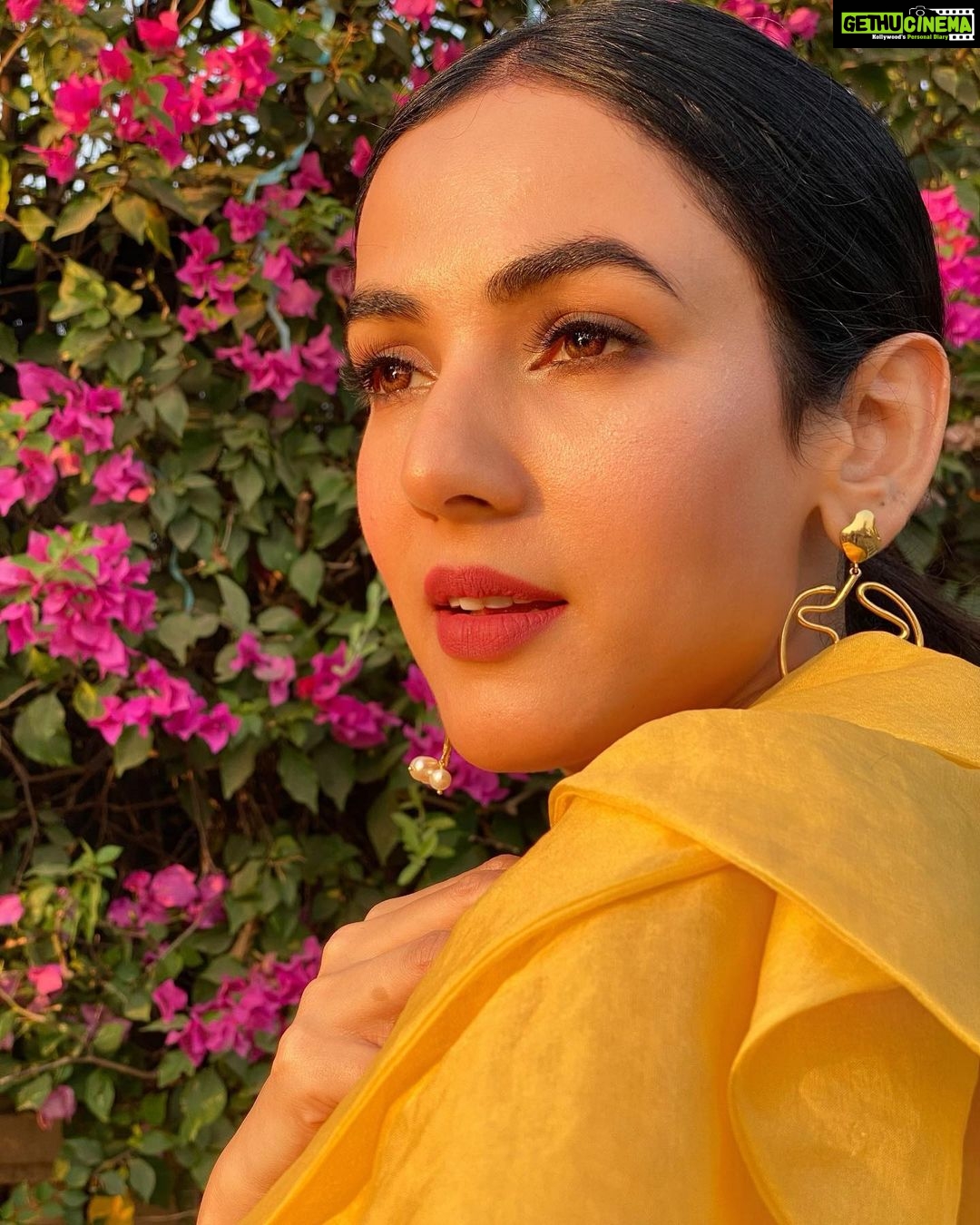 Sonal Chauhan Instagram - Let there be light β¨πβ¨ . . . . . . . . . . . . . . . . #love #light #beauty #sonalchauhan #eyes #soul #positivity #positivevibes #positivethinking #yellow #flowers #look #sunday #sun #sunfilter