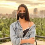Sonal Chauhan Instagram - Be a superhero 🦸‍♀️ Love yourself, Keep yourself safe... And save lives 😷♥️✨ Mask @junne_couture . . . . . . . . . . . . #sonalchauhan #staysafe #loveyourself #selflove #selfcare #sunset #timesofcorona #thursday #positivevibes #positivity