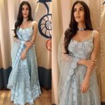 Sonal Chauhan Instagram - 🦋🌷🦋 Outfit @ayushibhasinofficial Jewellery @houseofshikha Beauty @vijaysharmahairandmakeup Styled by @d_devraj . . . . . . #indian #indianfashion #ice #blue #lehenga #vizag #ruler ##sonalchauhan #love #instagood #styling #magic #beauty #makeup #miracle