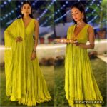 Sonal Chauhan Instagram – The Diwali that was 💚💫💚✨💚💫 .
.
.
.
.
.
Outfit- @k.abykarishmaandashita 
Jewellery- @ambrusjewels 
Styled by @d_devraj 
#diwali #diwali2019 #delhi #home #love #magic #beauty #neon