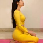 Sonal Chauhan Instagram - वज्रासन / Vajrasana is a popular and simple yogasana, to strengthen our body. According to the proponents of yoga, it is one of the best poses for concentration and meditation. Health Benefits of practicing Vajrasana Every day are: 🌸Good for our Digestive System ~ Performing vajrasana helps our digestive system in many ways. It obstructs blood flow to our legs and thighs and increases it in our stomach area, thus improving our bowel movements and relieving constipation. 🌸Vajrasana also helps us to get rid of flatulence (gas) and acidity. It ensures better absorption of nutrients by our body. Normally any kind of exercise or yoga is not performed immediately after having meals. But it is good to perform Vajrasana after meals since it helps indigestion. 🌸Relieves Low Back Pain. It also helps to relieve pain caused by sciatica. 🌸Relieves Rheumatic Pain ~ Performing Vajrasana helps to increase the flexibility of thigh and foot muscles and also the muscles around our hip, knees and ankles. This helps to relieve rheumatic pain in these areas due to stiffness. Vajrasana also helps in reducing heel pain caused due to calcaneal spurs and pain due to gout. 🌸Performing Vajrasana increases blood circulation in the pelvis and strengthens our pelvic floor muscles. It is thus useful for women suffering from stress urinary incontinence. 🌸 it also helps to ease out labour pains and menstrual cramps. 🌸Vajrasana is a good asana to practice meditation. Performing breathing exercises in this pose helps to calm our mind and benefit us emotionally. 🌸Vajrasana reduces stress, improves concentration and keeps depression and anxiety away. 🌸It helps reduce stress, blood pressure levels, thus protects us from various cardiovascular disorders. 🌸Improves Sleep ~ Performing Vajrasana calms us and reduces stress and anxiety. It thus helps us in getting a good night sleep. 🌸Reduces Obesity ~ It boosts our digestion and helps to reduce belly fat. It is found to be effective in reducing BMI (Body Mass Index) and Obesity. . . . . . . . . . #ॐ #love #sonalchauhan #yoga #asana #wellness #beauty #skin #peace #calm #vajrasana #meditation #focus #health #morning #sunday