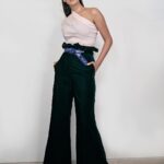 Sonal Chauhan Instagram - 💚💚💚 . . . . . Top @zaraofficial Pants @narendrakumardesign HnM @vijaysharmahairandmakeup Styled by @d_devraj 📸- @shivamguptaphotography #positivevibes #highwaistedpants #ootd #tuesday