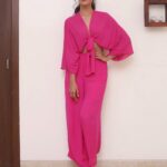 Sonal Chauhan Instagram - Can never go wrong with a little bit of pink 🌸🌸🌸 . . . . . Outfit- @since1988.in Styled by @d_devraj HnM- @vijaysharmahairandmakeup 📸- @zkhanphotography #pink #everything