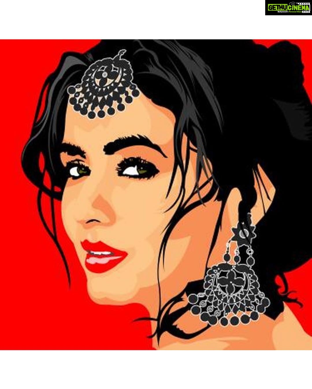 Sonal Chauhan Instagram - This is so beautiful !!!! And flattering ♥️ Thank you @itsanirudhabedarkar for this illustration♥️ Made my day 😍 . . . . . #art #fanart #love #blessed #flattered #thankyou