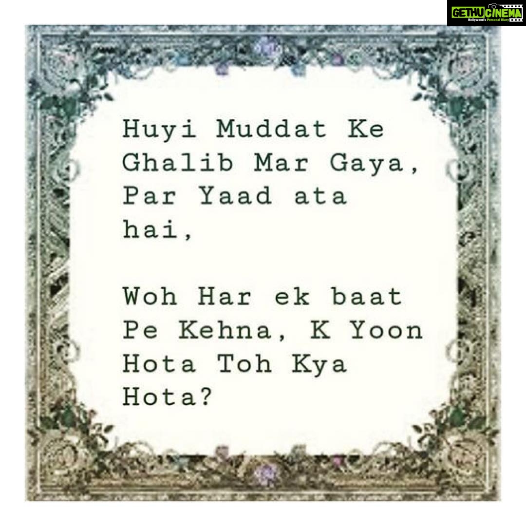 Sonal Chauhan Instagram - Happy birthday Mirza Asadullah Baig Khan उर्फ़ Mirza Ghalib . . . . . #mirzaghalib #poetry