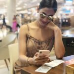 Sonal Chauhan Instagram – If only you knew what I’m smiling at 😜🌸😜 #airportdiaries 📸- @himanichauhan