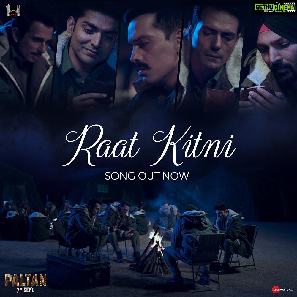 Sonal Chauhan Instagram - Kitni kahaniyaan aur yaadien le aati hai har raat..here's to reminiscing the memories that gives our soldiers the strength and hope to survive it all: LINK IN BIO! #Paltan @zeestudiosofficial #JPFilms @nidhiduttaofficial #JavedAkhtar @anumalikmusic #SonuNigam @zeemusiccompany @apnabhidu @rampal72 @sonu_sood @guruchoudhary @siddhanthkapoor @harshvardhanrane @luvsinha @egupta @monica_gill1 @ms.dipika