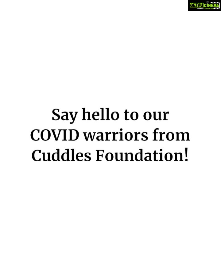 Sonali Bendre Instagram - 👏👏👏...A round of applause for these healthcare heroes... ensuring children fighting cancer get the right nourishment to keep their immunity up during the lockdown. Join me in support of @cuddlesfoundation's FoodHeals Program. You can visit their page for more details on how you can help.🙏