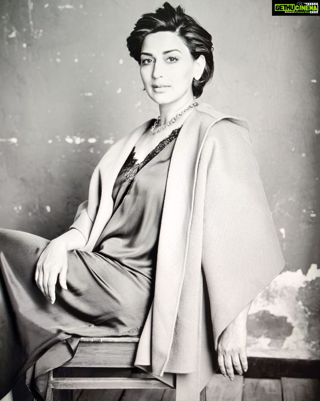 Sonali Bendre Instagram - “Don’t define your world in black and white... because there is so much hiding amongst the greys”