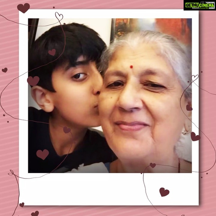 Sonali Bendre Instagram - Life has a such a beautiful way of creating bonds... today is the birthday of my Aai and also that of little Sirat... the oldest and the youngest in the family, connected by fate, time and life! Happy birthday Aai & Sirat... we love you both so much 💕