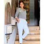 Sonali Bendre Instagram – Stepping into my day with a smile and comfy pants 😄😄