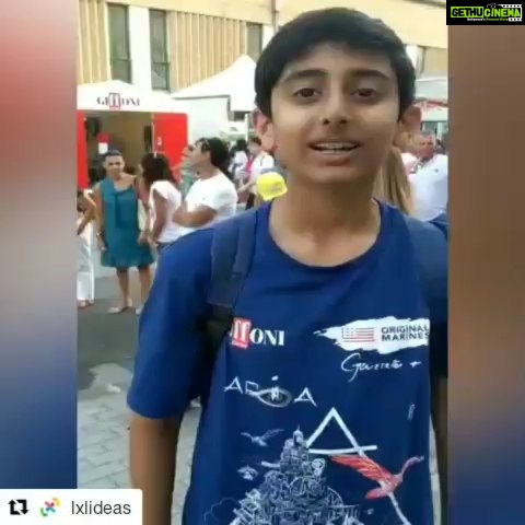 Sonali Bendre Instagram - Super proud of you @RockBehl!! Big thanks to @lxlideas for giving these kids such an amazing opportunity and experience! #Repost @lxlideas ・・・ Our child juror Ranveer Behl is excited to share his experiences at the Giffoni Film Festival! Ranveer is one of the 4 jurors representing IKFF and India at the festival this year. @rockbehl @iamsonalibendre @syedsultan @enjay29 #ikff #giffonifilmfestival #italy #childjury